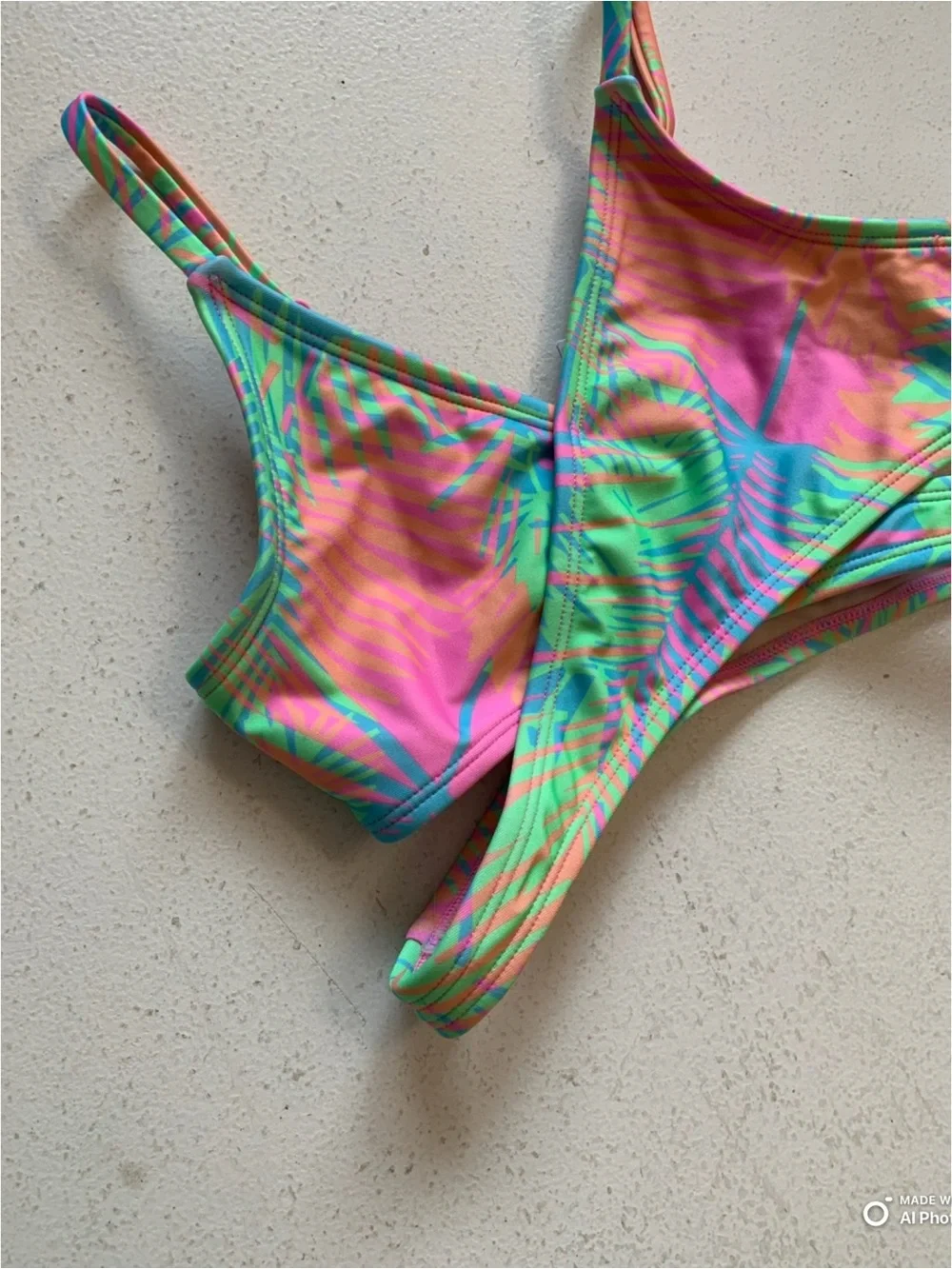 Art Class Girl’s Colorful 2-Piece Bikini Set Swimsuit Size Medium NWT Beach Swim